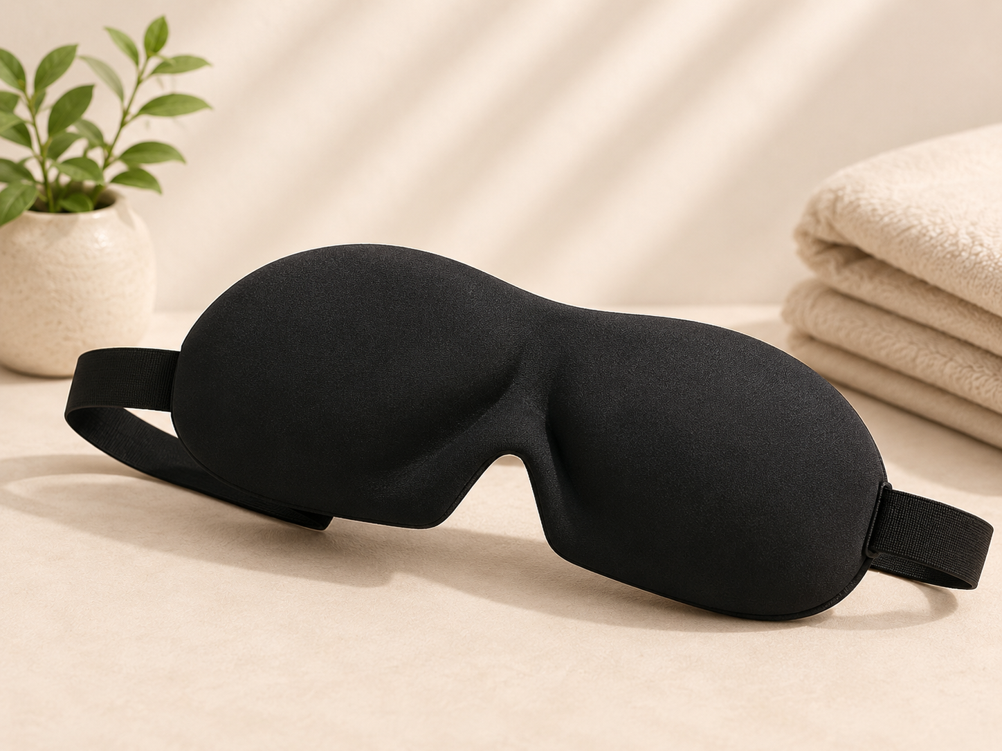 Masque de sommeil 3D occultant — Confort ergonomique sans pression