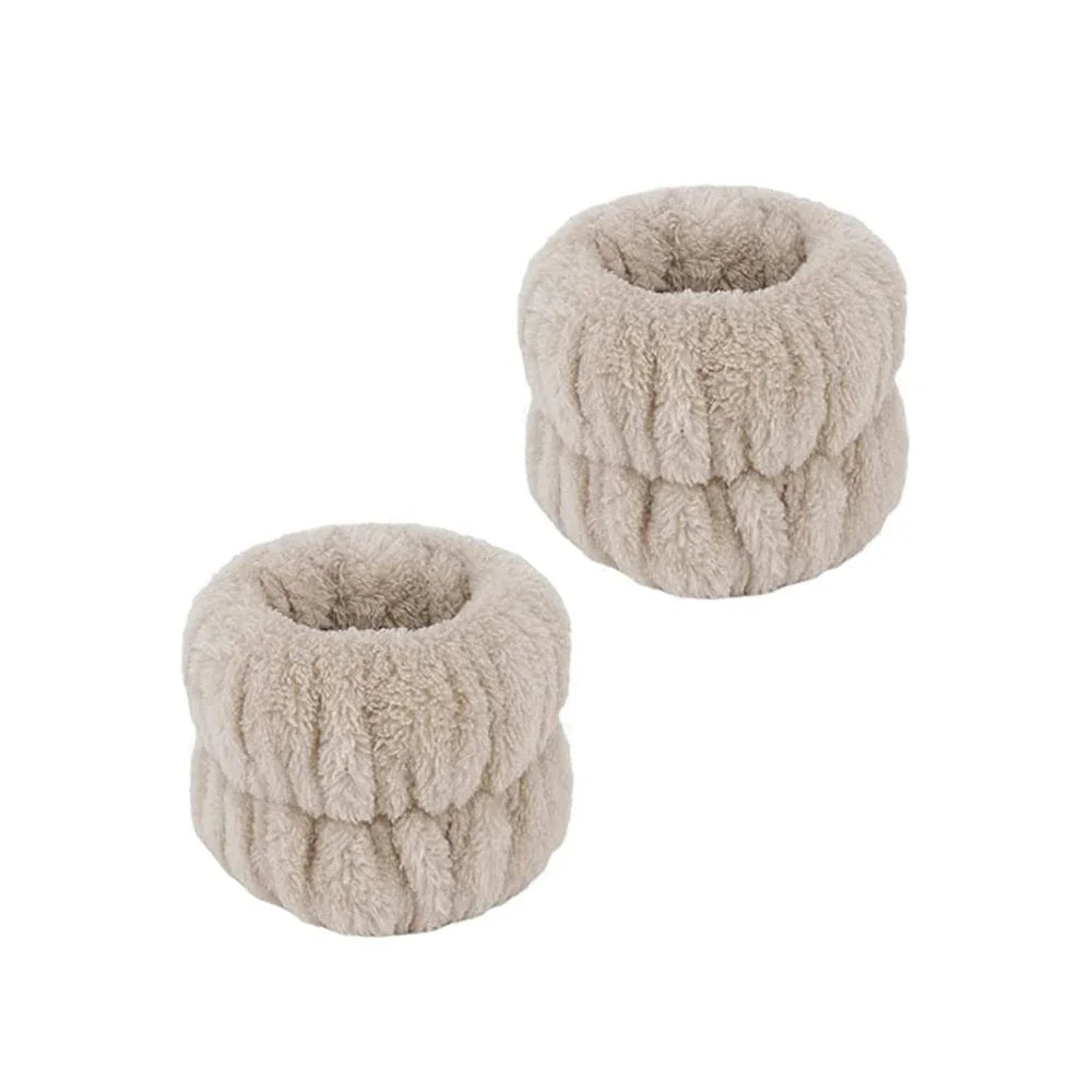 Kit Spa Microfibre — Bandeau & Poignets Absorbants (Démaquillage & Self‑Care)