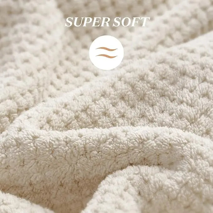 Serviette cheveux microfibre ultra‑absorbante — Turban séchage rapide