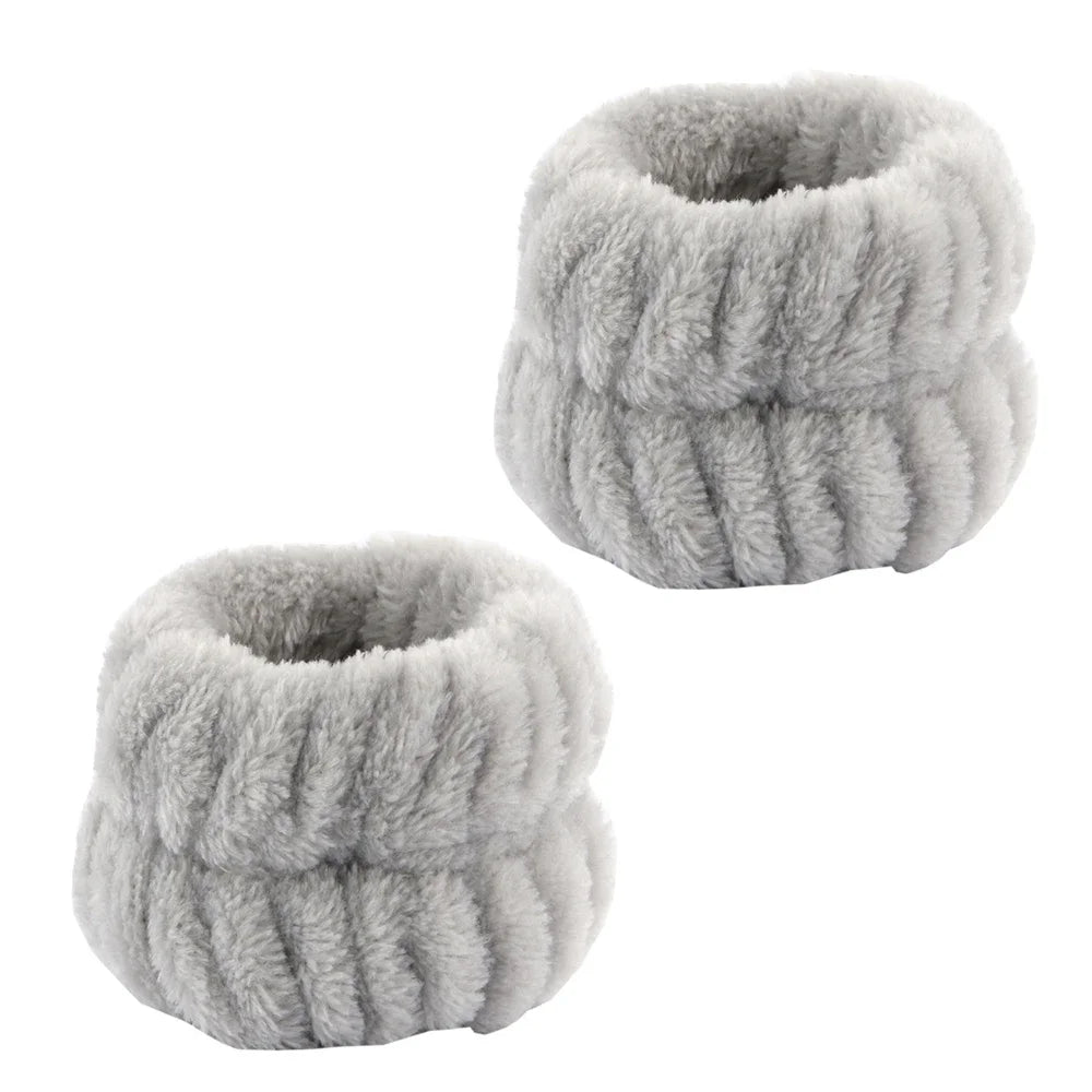 Kit Spa Microfibre — Bandeau & Poignets Absorbants (Démaquillage & Self‑Care)