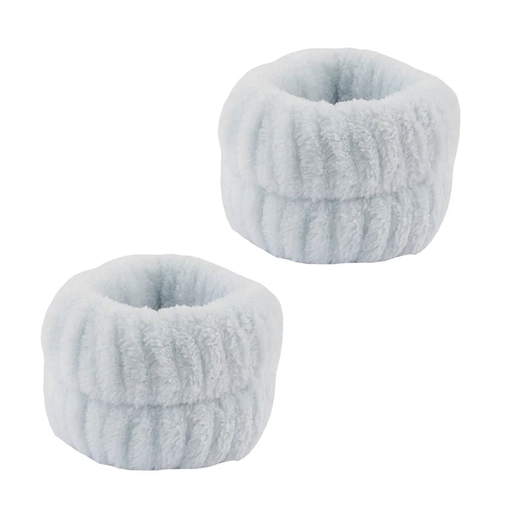 Kit Spa Microfibre — Bandeau & Poignets Absorbants (Démaquillage & Self‑Care)