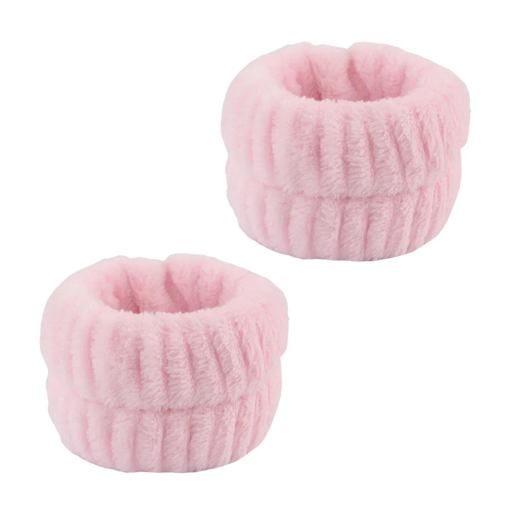 Kit Spa Microfibre — Bandeau & Poignets Absorbants (Démaquillage & Self‑Care)