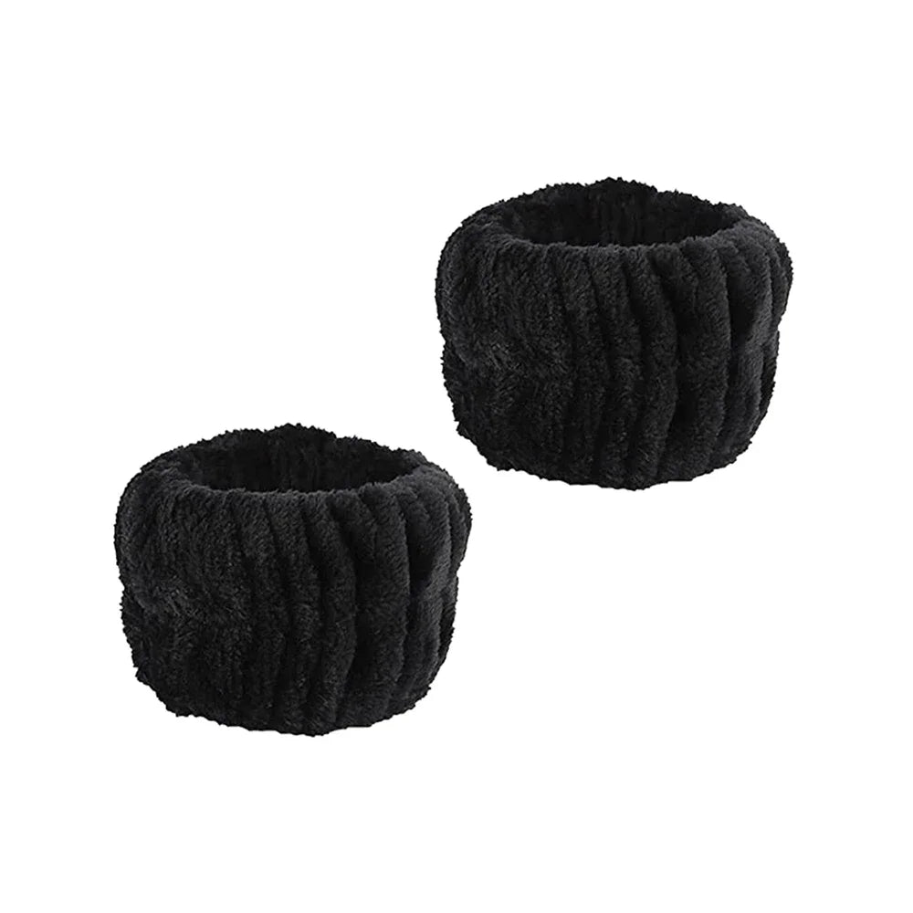 Kit Spa Microfibre — Bandeau & Poignets Absorbants (Démaquillage & Self‑Care)