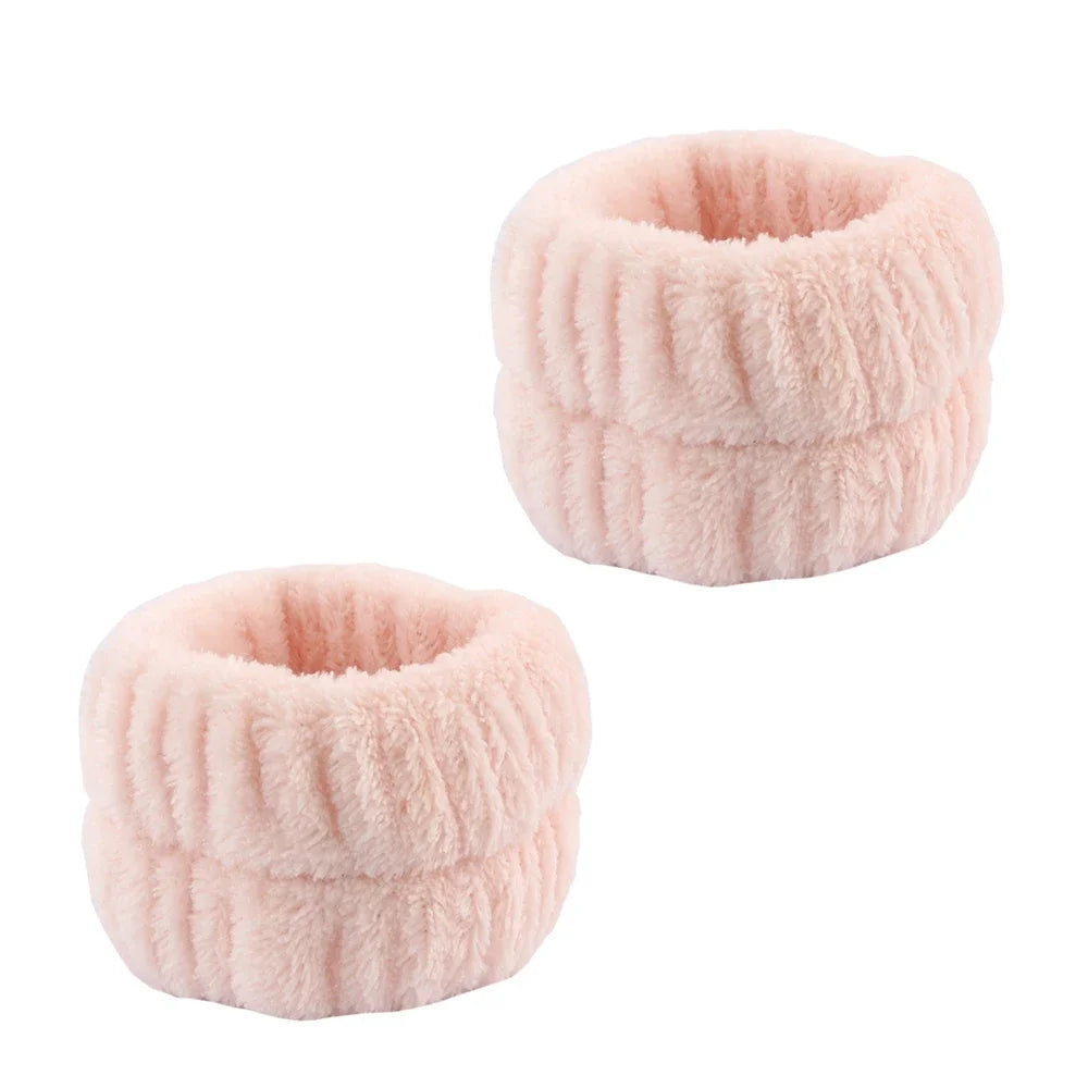 Kit Spa Microfibre — Bandeau & Poignets Absorbants (Démaquillage & Self‑Care)