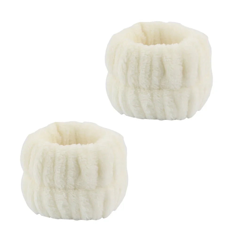Kit Spa Microfibre — Bandeau & Poignets Absorbants (Démaquillage & Self‑Care)