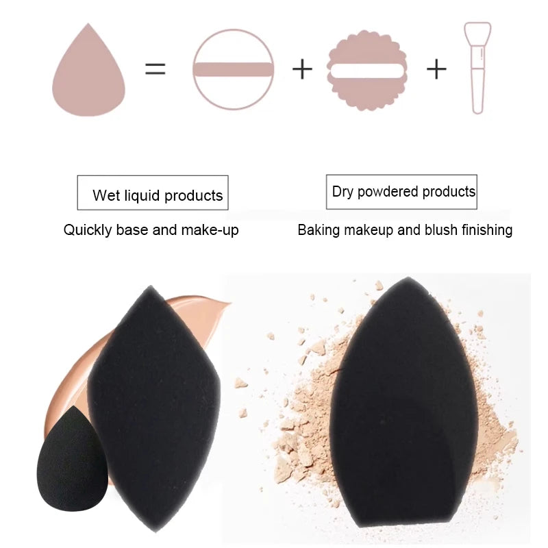 Blender maquillage sans latex — Lot de 2 éponges ultra douces