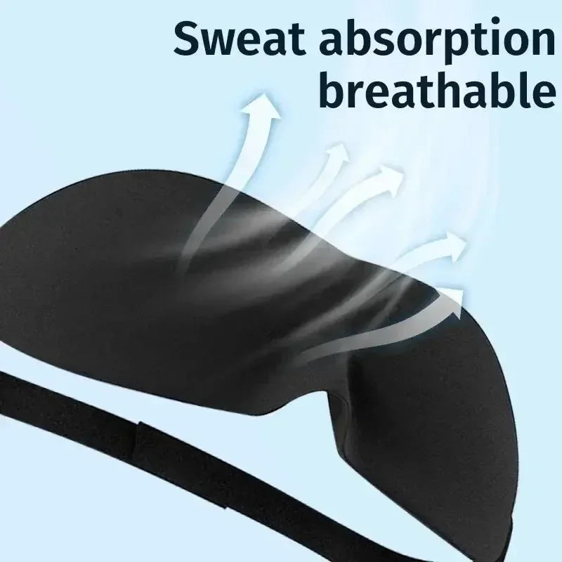 Masque de sommeil 3D occultant — Confort ergonomique sans pression