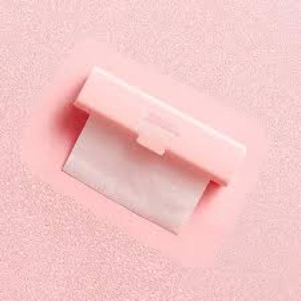 Feuillets matifiants anti-brillance pour le visage.